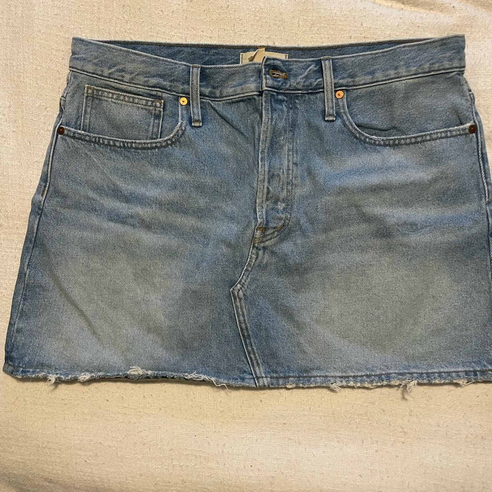Madewell denim skirt